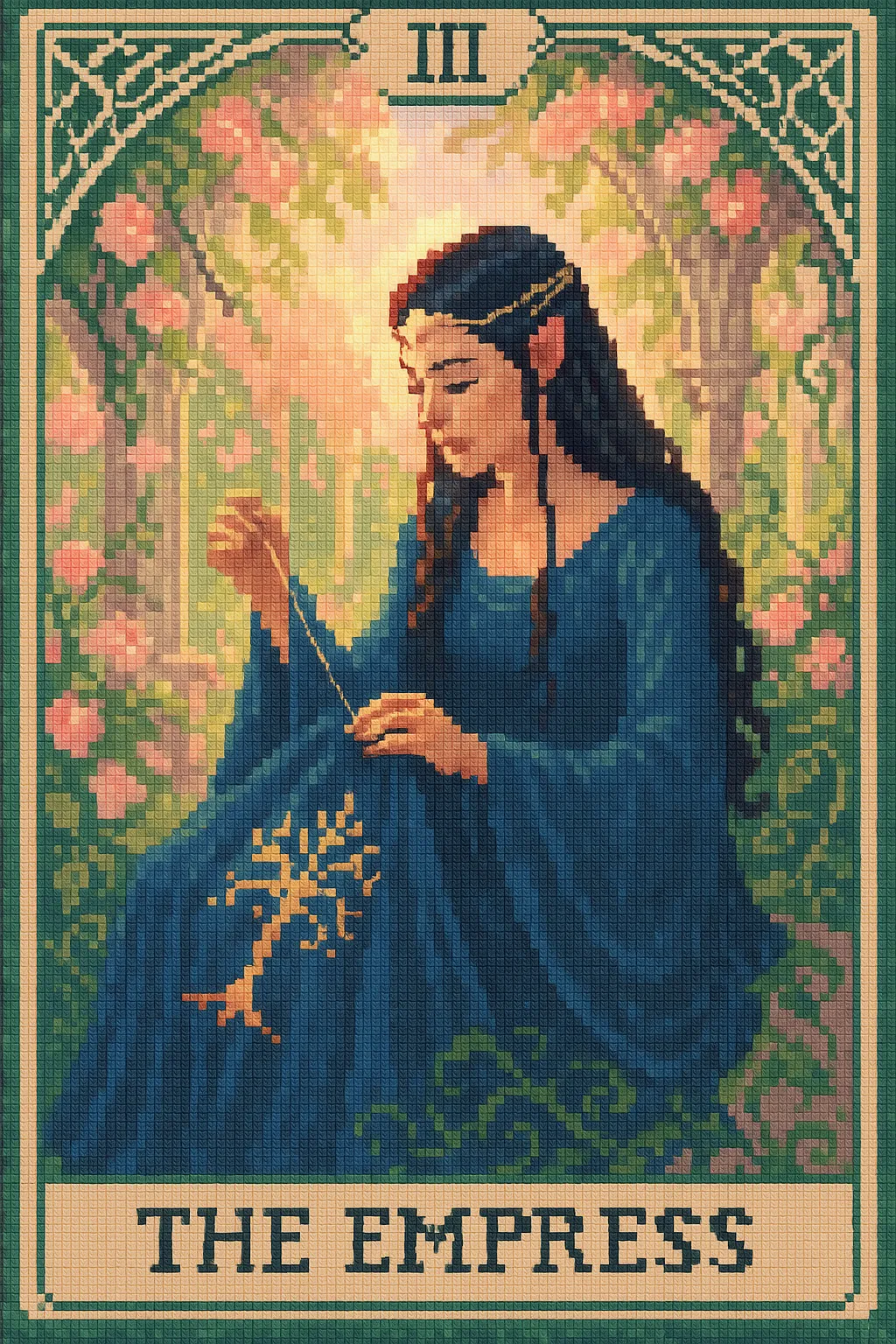 Interactive Pixel Game Cards Design