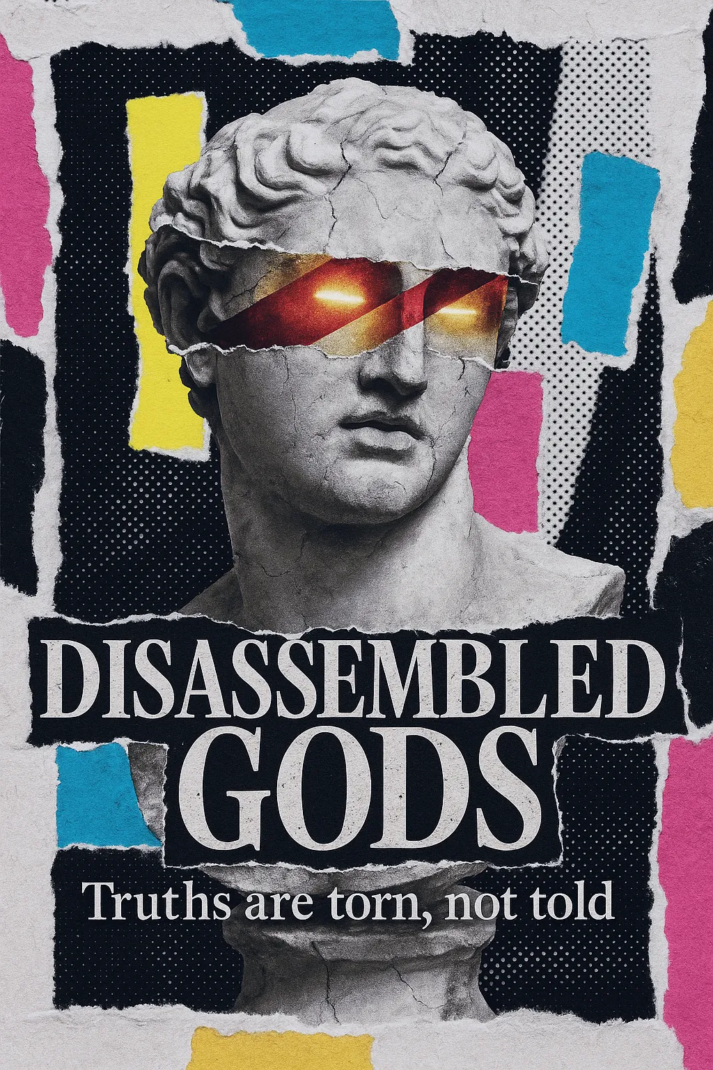 Creative Disassembled Gods Illustration