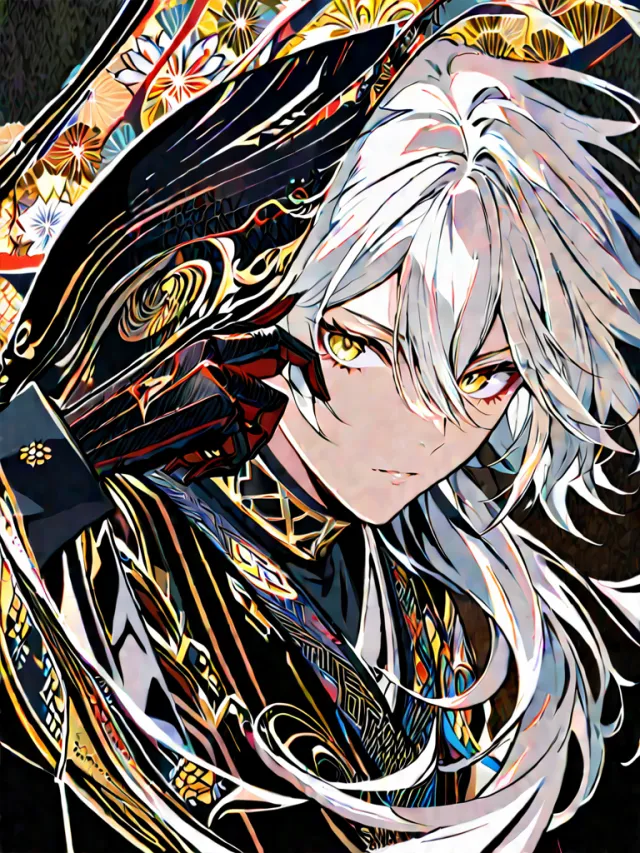 AI image,-Illustration, quiet and handsome man_v3.0