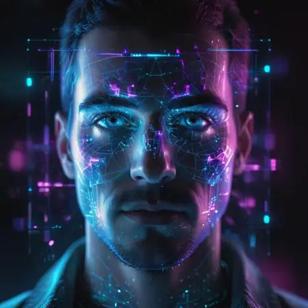Futuristic Portraits - Holographic - Hologram - Futuristic UI-LoRA ...