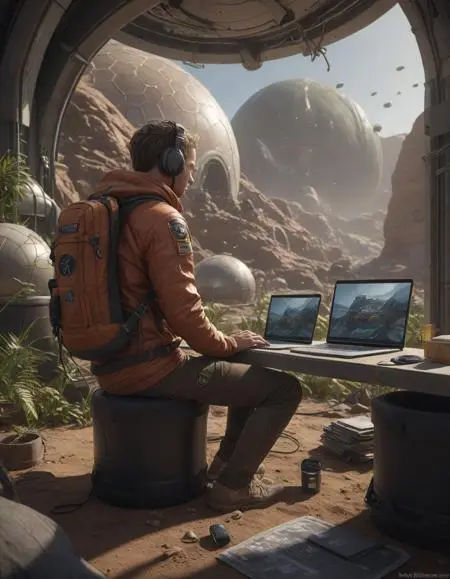 Realistic,CGI style,Street Photography,LoRA,SDXL