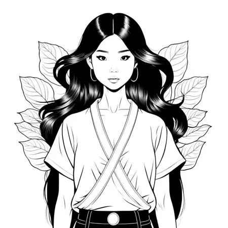 Anime Style,Hand-Drawn,Girl,LoRA,SD 1.5