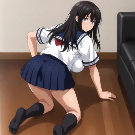 Anime Style,Girl,Object Enhance,LoRA,Pony