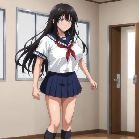 Anime Style,Girl,Object Enhance,LoRA,Pony