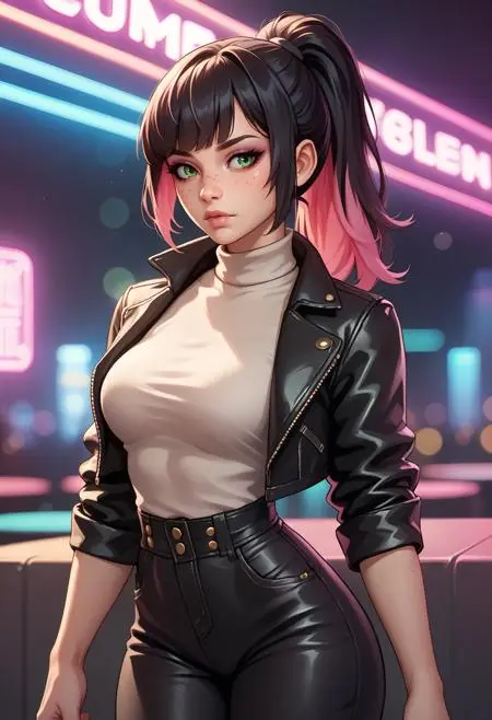CGI style,Anime Style,Girl,Checkpoint,Pony