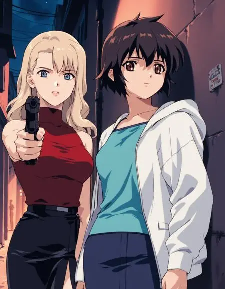 Anime Style,Girl,LoRA,Pony