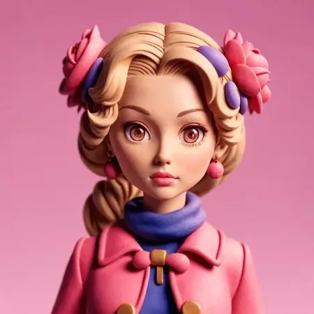 Cartoon style,Digital Painting Media,Girl,LoRA,SD 1.5