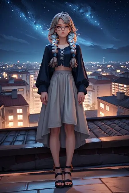 CGI style,Anime Character,Girl,LoRA,SDXL