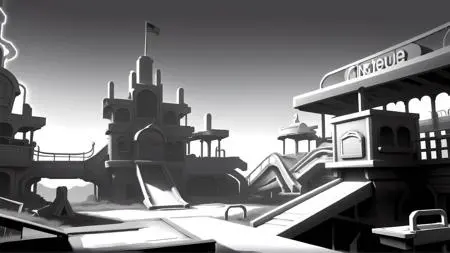CGI style,Game Scene Design,Space & Scene,LoRA,SDXL
