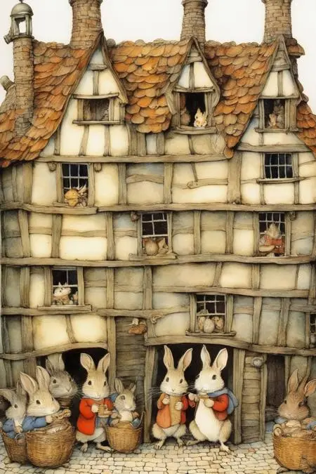 Hand-Drawn,Kids' Illustration,Girl,LoRA,SDXL