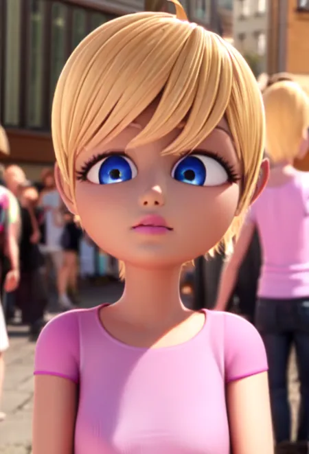 Cartoon style,Anime Character,Girl,LoRA,SD 1.5