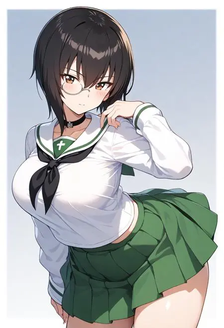 Anime Style,Girl,Physical/Facial feature,LoRA,Pony