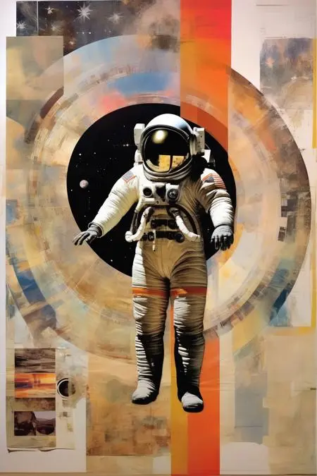 Hand-Drawn,Traditional Painting Media,Space & Scene,LoRA,SDXL