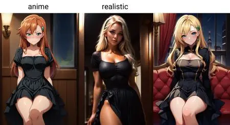 Anime Style,Girl,Style Boost,Checkpoint,SDXL