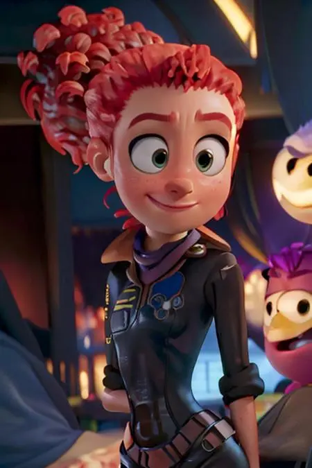 CGI style,Anime Character,Girl,LoRA,SD 1.5
