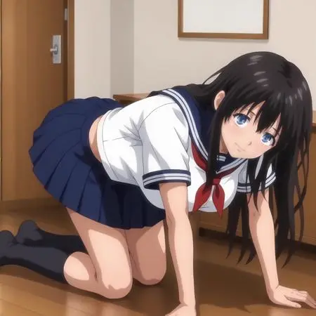 Anime Style,Girl,Object Enhance,LoRA,Pony