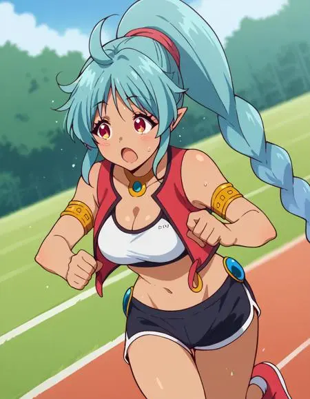 Anime Style,Girl,Physical/Facial feature,LoRA,Pony