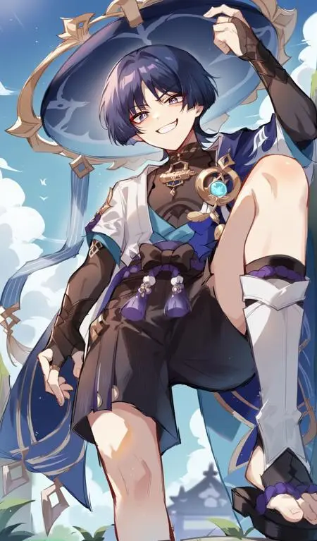 Anime Style,Boy,Physical/Facial feature,LoRA,Pony