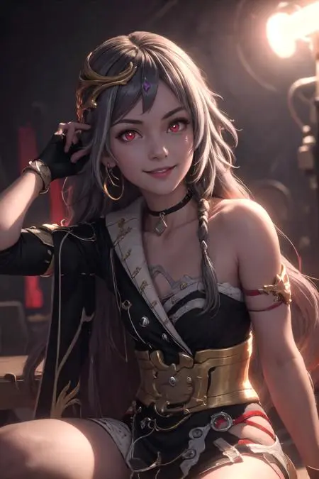 CGI style,Anime Character,Girl,LoRA,SD 1.5