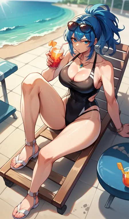 Anime Style,Girl,Physical/Facial feature,LoRA,Pony