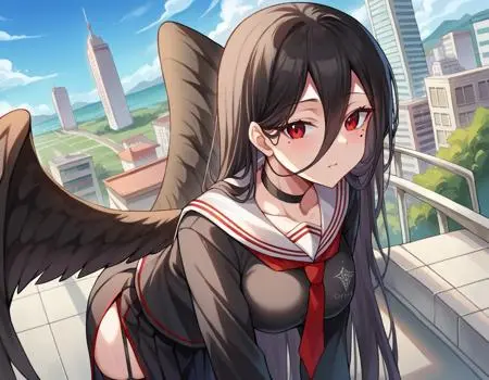 Anime Style,Girl,Physical/Facial feature,LoRA,Pony