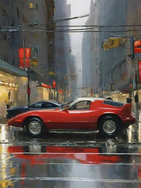 Traditional Painting Media,Girl,LoRA,SDXL