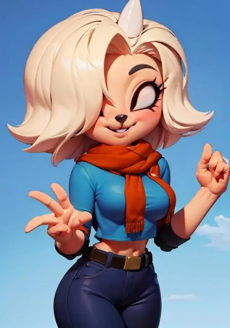 Cartoon style,Anime Character,Girl,LoRA,SD 1.5