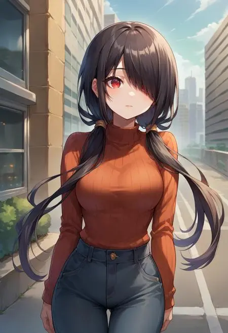 Anime,Girl,Physical/Facial feature,LoRA,Pony