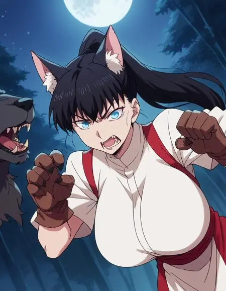 Anime Style,Girl,Physical/Facial feature,LoRA,Pony