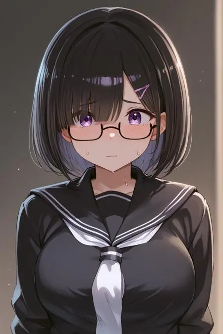 Anime Style,Girl,Physical/Facial feature,LoRA,Pony