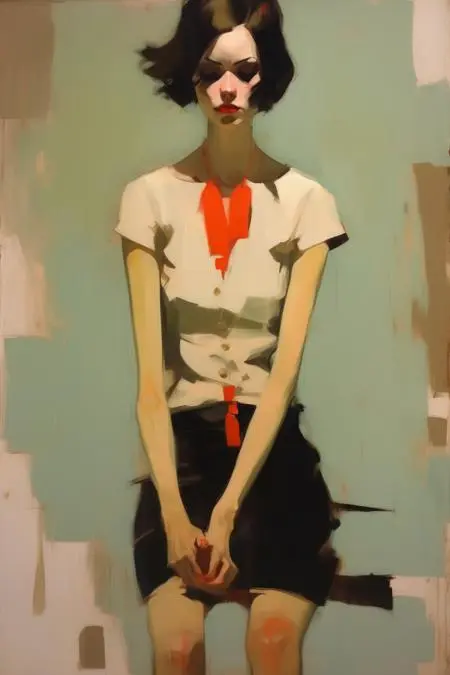 Classic Painting,Traditional Painting Media,Girl,LoRA,SDXL