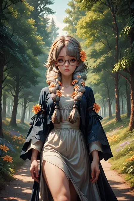 CGI style,Anime Character,Girl,LoRA,SDXL