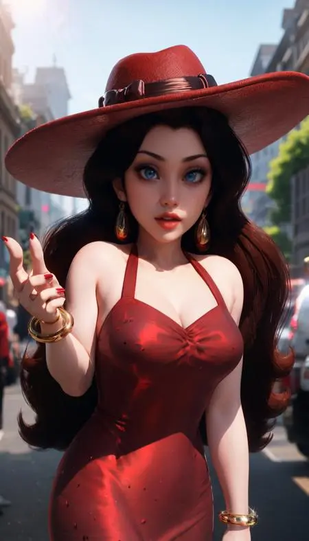 CGI style,Anime Character,Girl,LoRA,SD 1.5