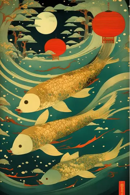 Flat,Chinese Style,Traditional Painting Media,Other,SDXL