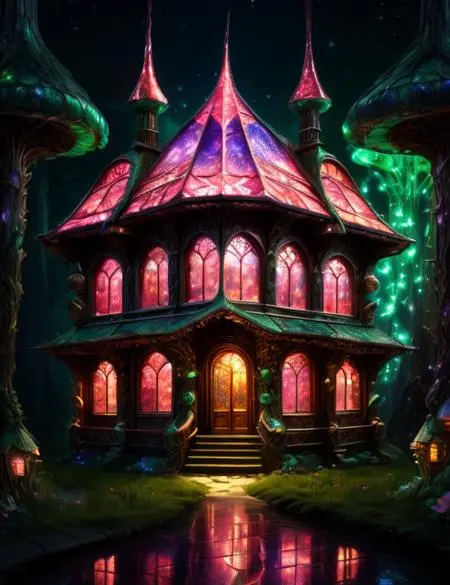 CGI style,Anime Style,Building,LoRA,SD 1.5