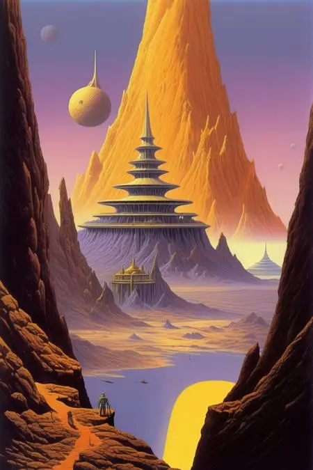 Illustration,Building,Style Boost,LoRA,SDXL