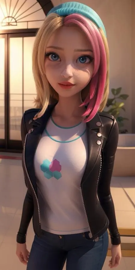 CGI style,Anime Style,Girl,LoRA,SD 1.5