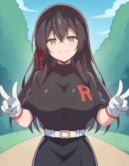 Anime Style,Girl,Physical/Facial feature,LoRA,Pony