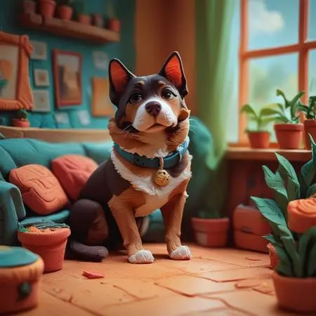 Cartoon style,Craft Style,Digital Painting Media,LoRA,SDXL