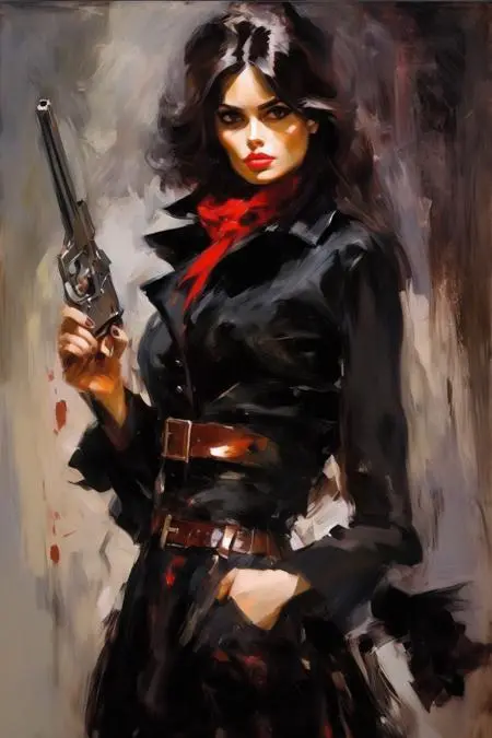 Classic Painting,Traditional Painting Media,Girl,LoRA,SDXL