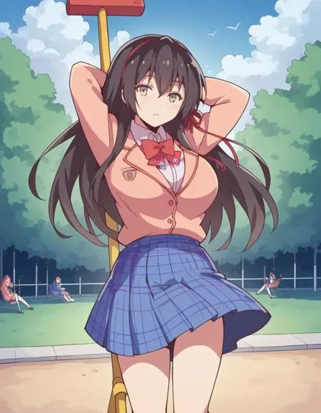 Anime Style,Girl,Physical/Facial feature,LoRA,Pony