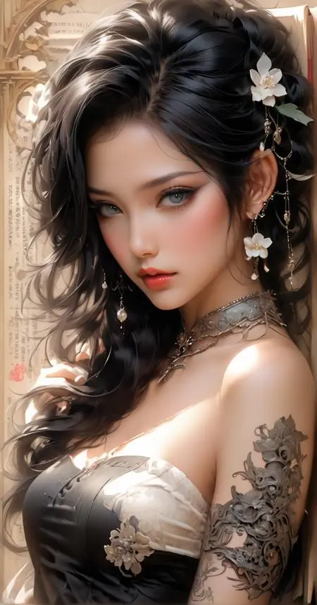 CGI style,Anime Style,Girl,LoRA,SDXL
