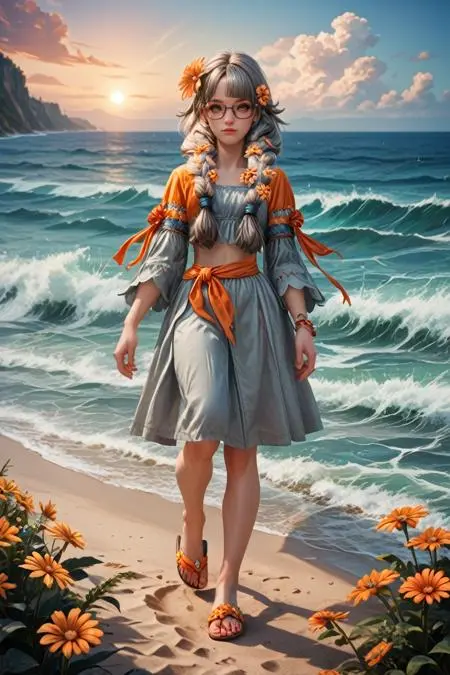 CGI style,Anime Character,Girl,LoRA,SDXL