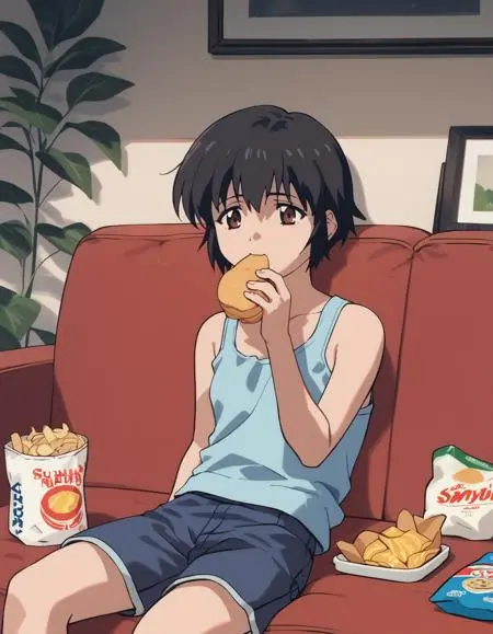 Anime Style,Girl,LoRA,Pony