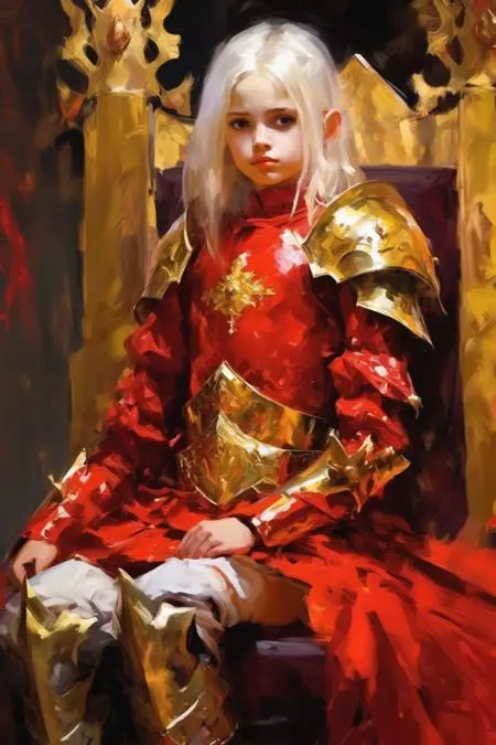 Classic Painting,Traditional Painting Media,Girl,LoRA,SDXL