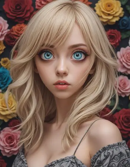 CGI style,Anime Style,Girl,LoRA,SDXL
