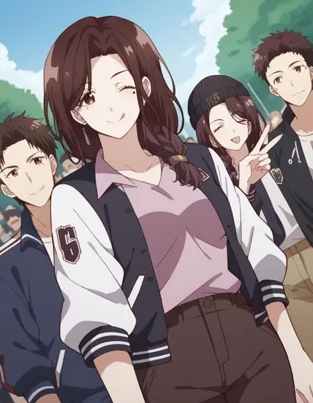 Anime Style,Girl,Physical/Facial feature,LoRA,Pony