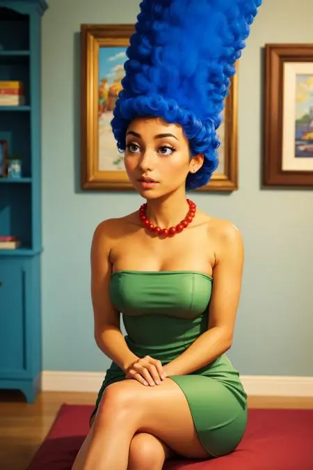 Marge Simpson (Simpsons) Character Lora-LoRA-Guy90-Shakker