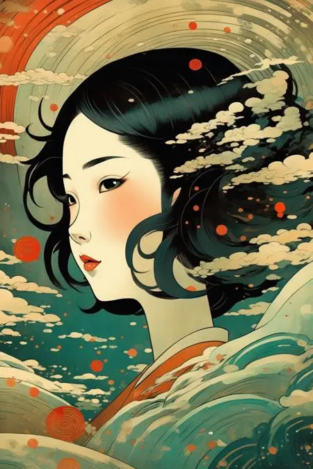 Flat,Chinese Style,Traditional Painting Media,Other,SDXL