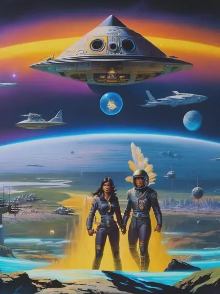 Hand-Drawn,Traditional Painting Media,Girl,LoRA,SD v2.1